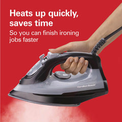 Steam Iron with Extra-Glide™ Soleplate