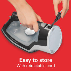 Full-Size Iron with Retractable Cord