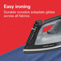 Full-Size Iron with Retractable Cord