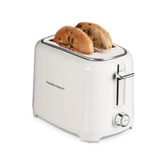 2 Slice Toaster with Extra-Wide Slots, White