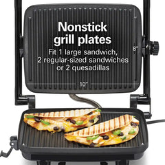 Panini Press & Gourmet Sandwich Maker, Red