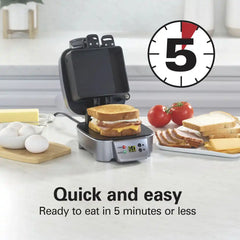 Sandwich Stacker™ Hot Sandwich Maker, Silver