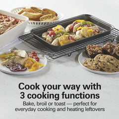 Easy Reach® 4 Slice Toaster Oven with Roll-Top Door