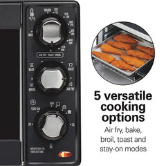 Sure-Crisp® Air Fryer Toaster Oven, Black