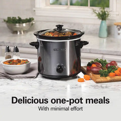 4 Quart Round Slow Cooker