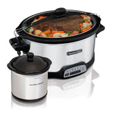 Stay or Go® Programmable 7 Qt. Slow Cooker with Party Dipper