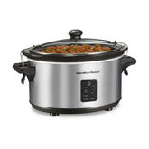 Programmable Stay or Go® Slow Cooker, Silver