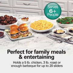 5 Quart Easy Serve Programmable Slow Cooker