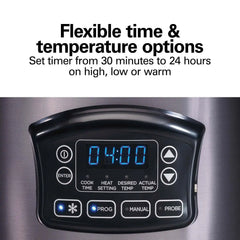 6 Quart Programmable Defrost Slow Cooker