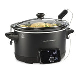 Ready, Set, Dinner Slow Cooker, Matte Black