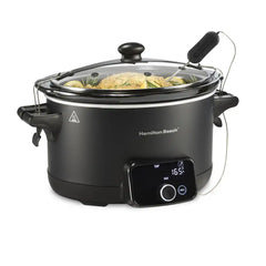 Ready, Set, Dinner Slow Cooker, Matte Black