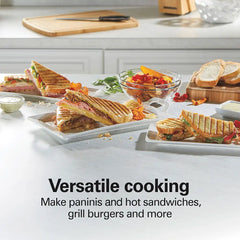 3-in-1 Indoor Grill, Panini Press & Sandwich Maker
