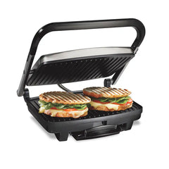3-in-1 Indoor Grill, Panini Press & Sandwich Maker