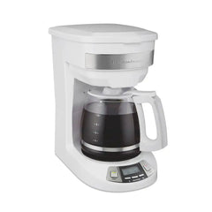 Programmable Coffee Maker, White