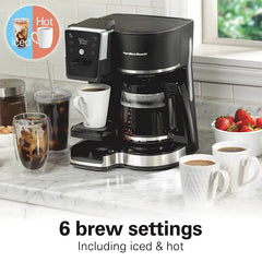 2-Way Programmable Iced/Hot Coffee Maker