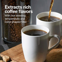 12 Cup Programmable Coffee Maker for Cone Filters