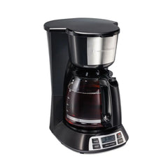 Programmable 12 Cup Coffee Maker, Stainless Steel Accents