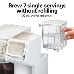 FlexBrew® Trio Coffee Maker, White Stainless