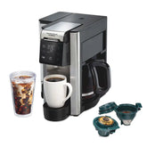 FlexBrew® Advanced 5-in-1 Coffee Maker, Removable Dual-Position, Black & Stainless