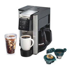 FlexBrew® Advanced 5-in-1 Coffee Maker, Removable Dual-Position, Black & Stainless