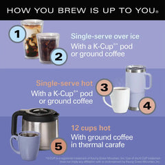 FlexBrew® Advanced 5-in-1 Coffee Maker, Thermal Carafe