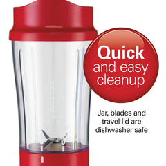 Personal Blender with Travel Lid, Red