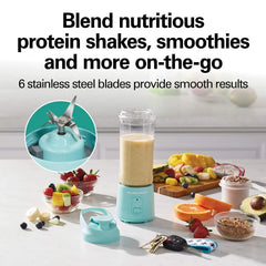 Blend Now™ Portable Cordless Blender, Aqua