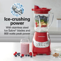 Wave~Action® Quiet Blender, Red