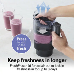 Blend & Store System with FreshPress™ Lid