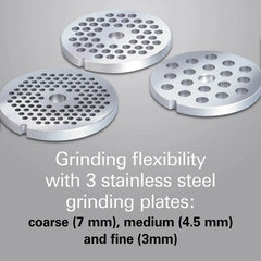 Professional Stand Mixer Specialty Attachment, All-Metal Meat and Food Grinder Set
