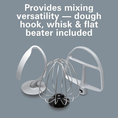 7 Speed Stand Mixer, 4 Quart Capacity, Red