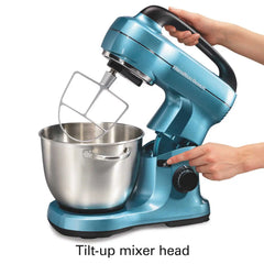 7 Speed Stand Mixer, 4 Quart, Blue