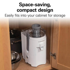 HealthSmart® Compact Juice Extractor, White