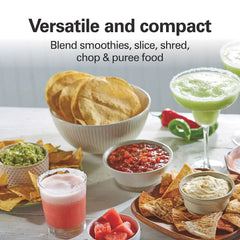 Hamilton Beach® Stack & Snap™ 4 Cup Food Processor, Chopper & Blender, Black, 70510