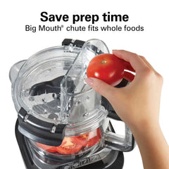 Hamilton Beach® Stack & Snap™ 10-Cup Food Processor with Bowl Scraper, Black, 70822FG