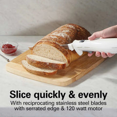 Electric Knife Set with Fork and Case