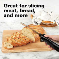 Electric Knife Set with Cool-Touch Ergonomic Handle and Storage Case