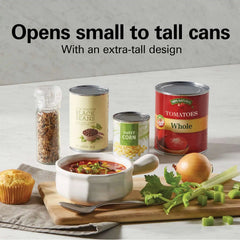 Classic Chrome Heavyweight Can Opener - Black