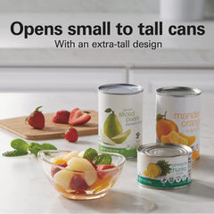 Classic Chrome Heavyweight Can Opener - Red
