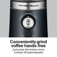 Hamilton Beach® Custom Grind™ Coffee Grinder, Black, 80393FG