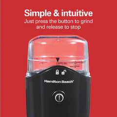 Hamilton Beach® Coffee and Spice Grinder, Black, 80410G