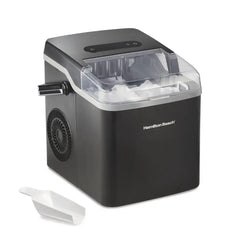 Countertop Bullet Ice Maker with Easy-Carry Handle, Black