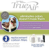 TrueAir® Replacement Air Filters 3-Pack for Pet Odors,