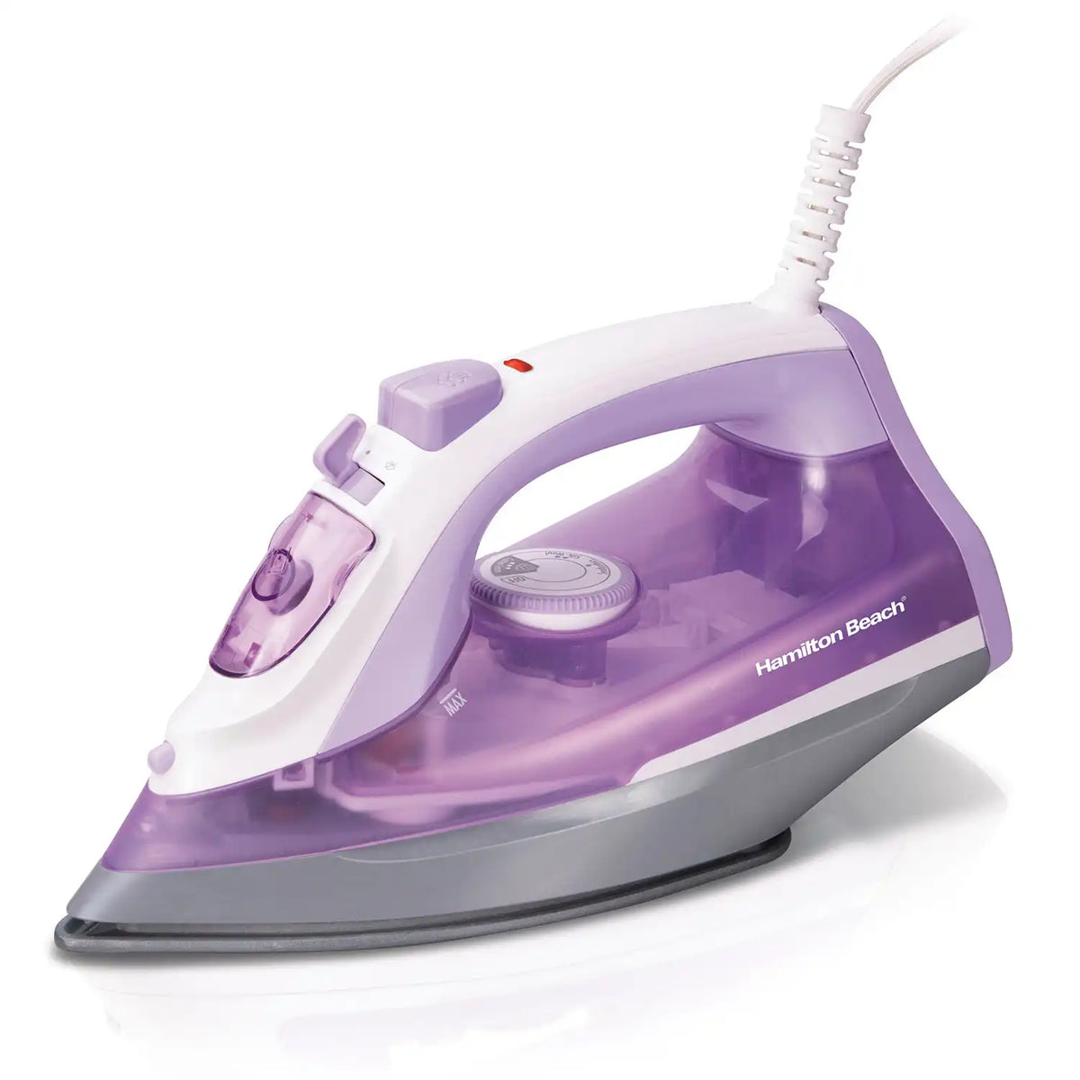 Steam Nonstick Soleplate Iron, Purple