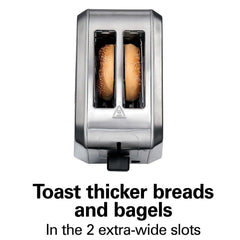 2 Slice Toaster with Extra-Wide Slots