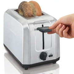 Brushed Stainless Steel 2-Slice Toaster