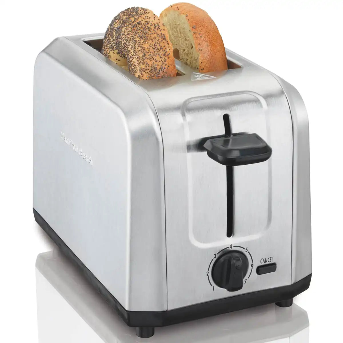 Brushed Stainless Steel 2-Slice Toaster