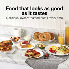 Classic 4 Slice Toaster with Sure-Toast Technology, Stainless Steel