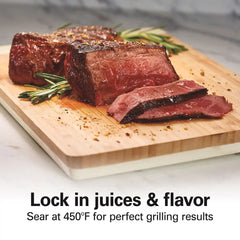 Searing Grill with Lid Window