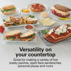Panini Press & Gourmet Sandwich Maker, Silver